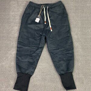 Kidoriman Harem Pants Men's 3XL Gray Black Baggy Cuffed Wide Leg Gelyu Joggers